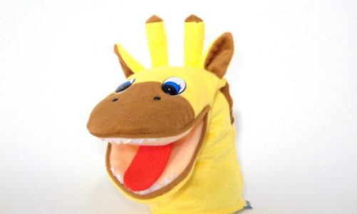 Pomoce logopedyczne Moowi z nową pacynką