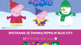Spotkanie ze Świnką Peppą w Centrum Handlowym Blue City LIFESTYLE, Dziecko - W sobotę 14 stycznia w Blue City na najmłodszych czekać będzie wspaniała niespodzianka – spotkanie ze Świnką Peppą, uwielbianą przez dzieci na całym świecie bohaterką serialu animowanego.