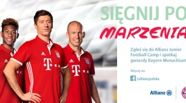 Piłka nożna łączy pokolenia LIFESTYLE, Dziecko - Dołącz do Allianz Junior Football Camp, wygraj obóz piłkarski w Monachium i koszulkę z podpisem Roberta Lewandowskiego!