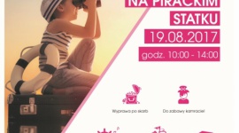Piracki statek wpłynie na wody Aura Centrum LIFESTYLE, Dziecko - Olsztyńskie centrum zaprasza dużych i małych miłośników pirackich opowieści na sierpniowe spotkanie z cyklu Soboty z Abecadłem. Wakacyjne przygody z pirackim statkiem i szantami w tle czekają na wszystkich śmiałków 19 sierpnia br.