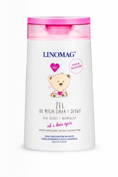 Pielęgnacja i ochrona w kąpieli od pierwszych chwil życia LIFESTYLE, Dziecko - LINOMAG® ŻEL DO MYCIA CIAŁA I GŁOWY to preparat zalecany do kąpieli dzieci już od 1. dnia ich życia. Łagodne środki myjące oraz olej lniany, bogaty w kwasy omega-3 i omega-6, pielęgnują i chronią skórę najmłodszych.