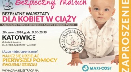 Bezpieczny Maluch - bezpłatne warsztaty w Galerii Katowickiej LIFESTYLE, Dziecko - Masz małe dziecko lub niedługo zostaniesz rodzicem? To spotkanie jest dla Ciebie! Już w najbliższy czwartek, 28 czerwca, w Galerii Katowickiej będzie miała miejsce katowicka odsłona ogólnopolskiej Kampanii Bezpieczny Maluch.