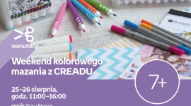 Weekend kolorowego mazania z Creadu | Empik Stary Browar LIFESTYLE, Dziecko - Kreatywny weekend w Starym Browarze. 25,26 sierpnia 11:00-16:00 empik Stary Browar, Poznań, ul. Półwiejska 42