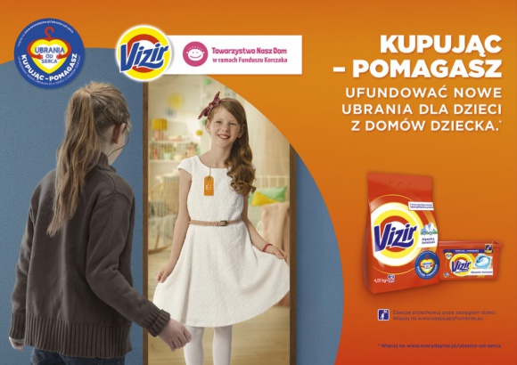 Trwa II etap programu "Ubrania od Serca" LIFESTYLE, Dziecko - Marka Vizir we współpracy z Towarzystwem Nasz Dom, działającym w ramach Funduszu Korczaka, kontynuuje program charytatywny "Ubrania od serca", który ma na celu wsparcie dzieci mieszkających w domach dziecka.