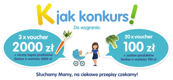 K jak Konkurs „Gerber słucha mam”